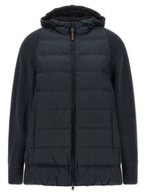 Brunello Cucinelli Shiny Zipper Pull Down Jacket Blue