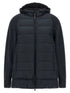 Brunello Cucinelli Shiny Zipper Pull Down Jacket Blue