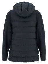 Brunello Cucinelli Shiny Zipper Pull Down Jacket Blue