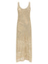 Brunello Cucinelli Crochet Dress Beige