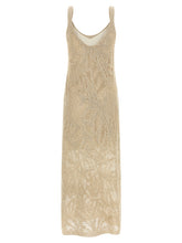 Brunello Cucinelli Crochet Dress Beige