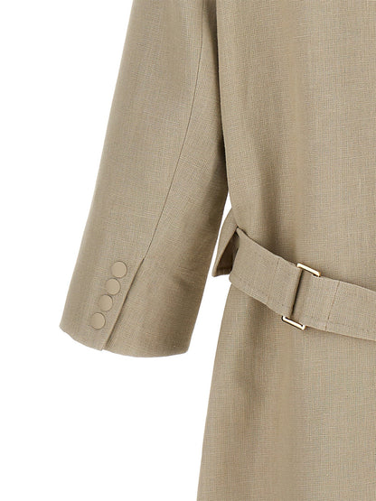 Max Mara Mescal’ Trench Coat Beige