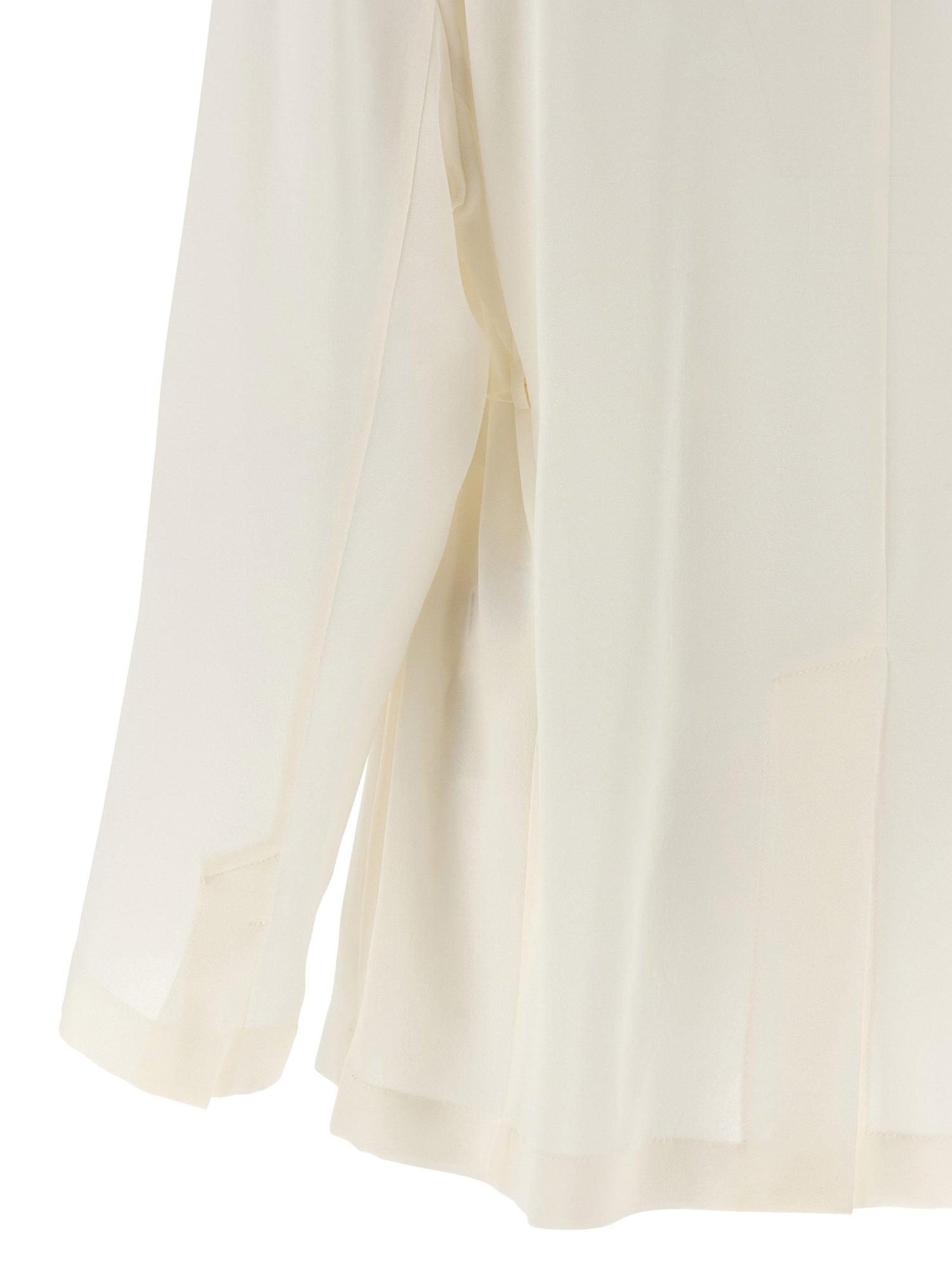 Brunello Cucinelli Silk Blazer Beige