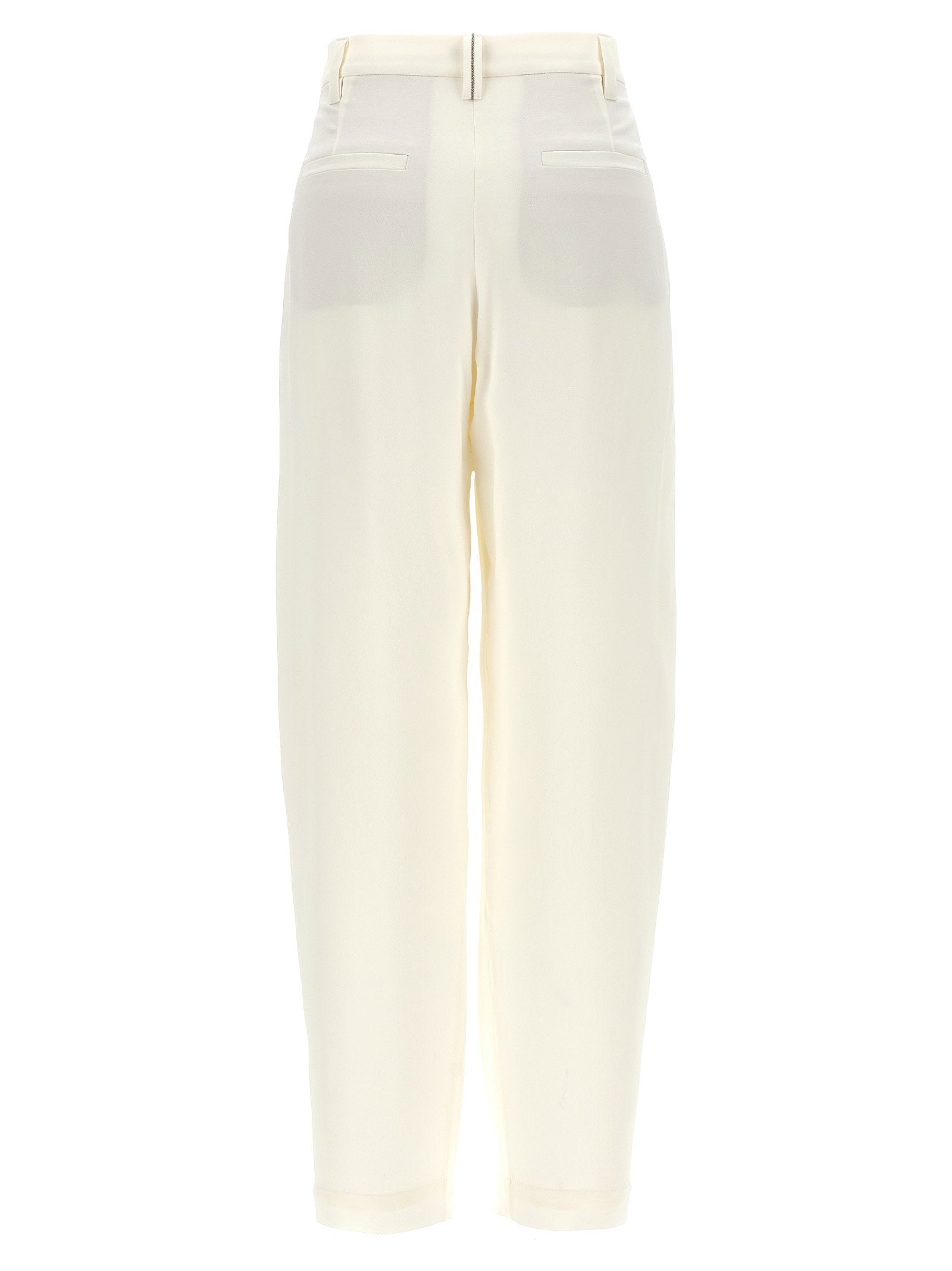 Brunello Cucinelli Slouchy Pants White