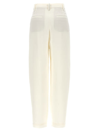 Brunello Cucinelli Slouchy Pants White
