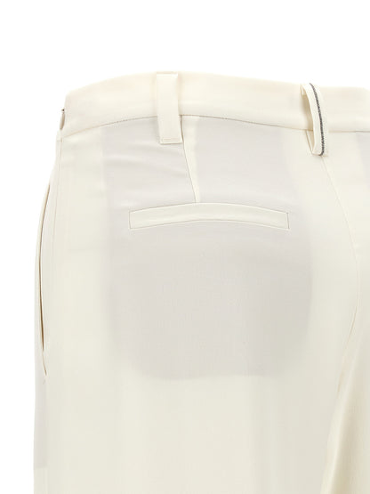 Brunello Cucinelli Slouchy Pants White