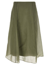 Brunello Cucinelli Circle Skirt Green