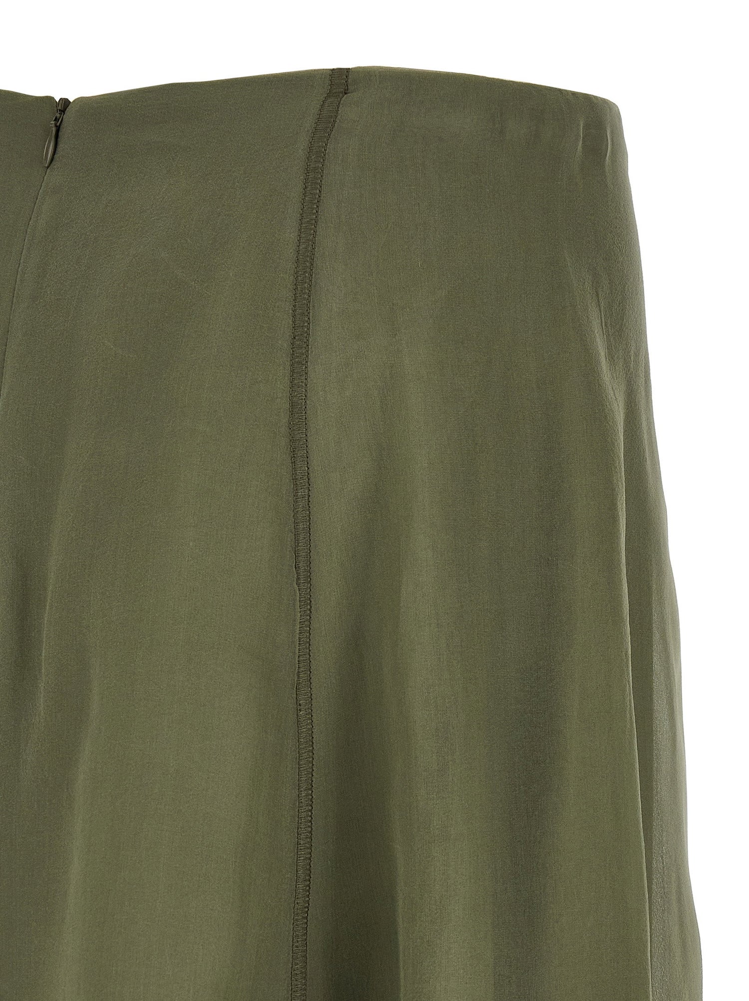 Brunello Cucinelli Circle Skirt Green