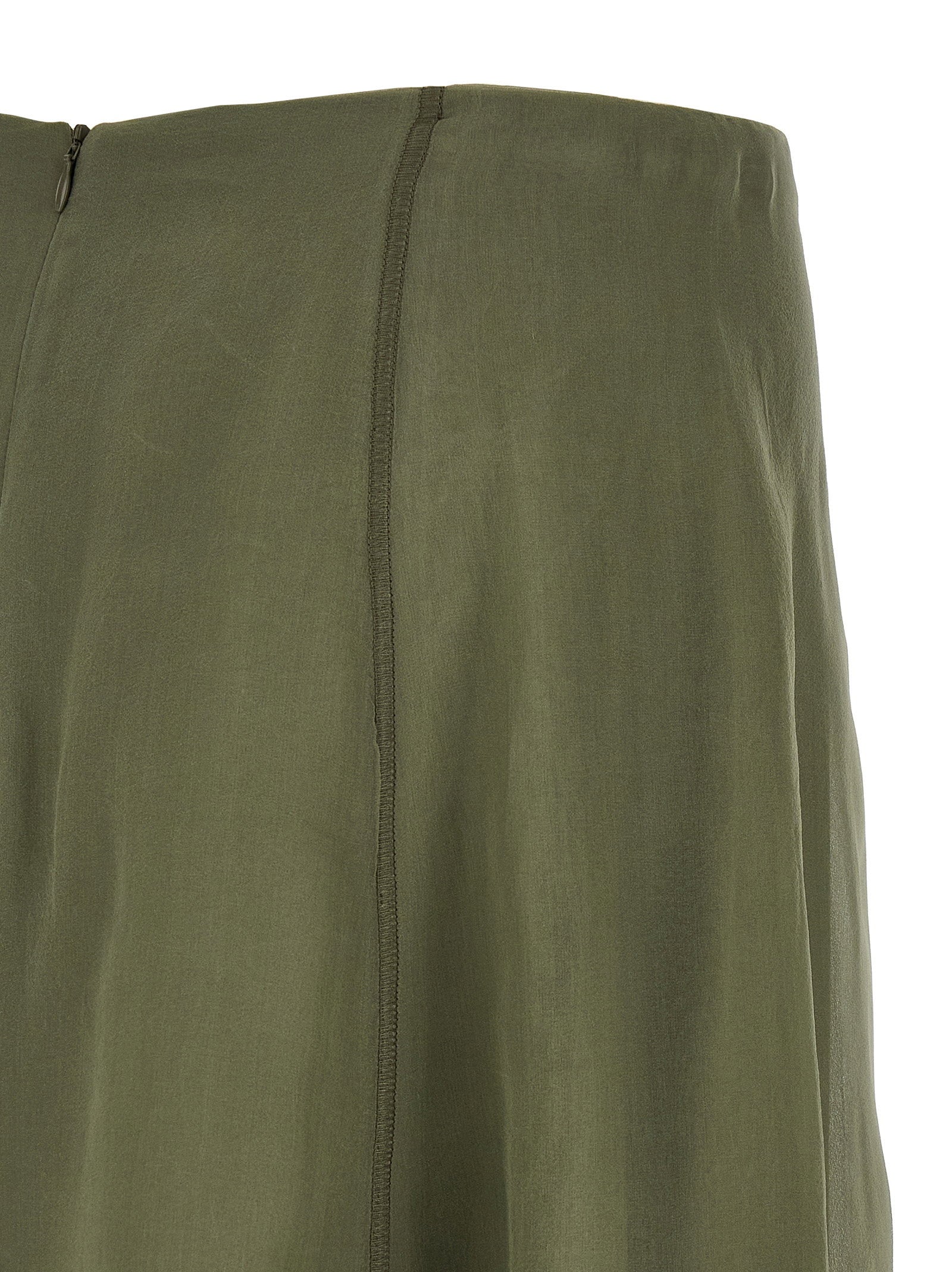 Brunello Cucinelli Circle Skirt Green