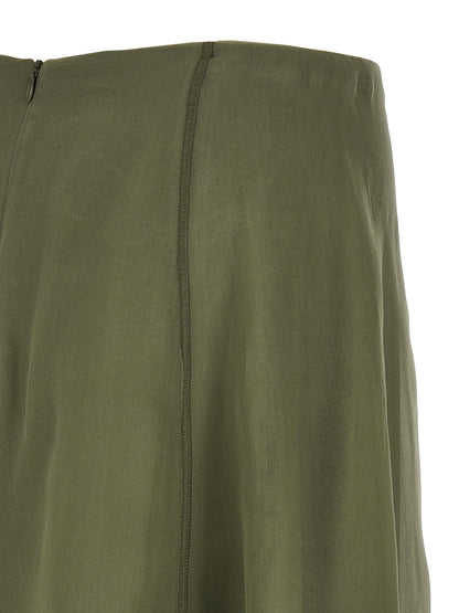 Brunello Cucinelli Circle Skirt Green