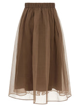 Brunello Cucinelli Circle Skirt Brown