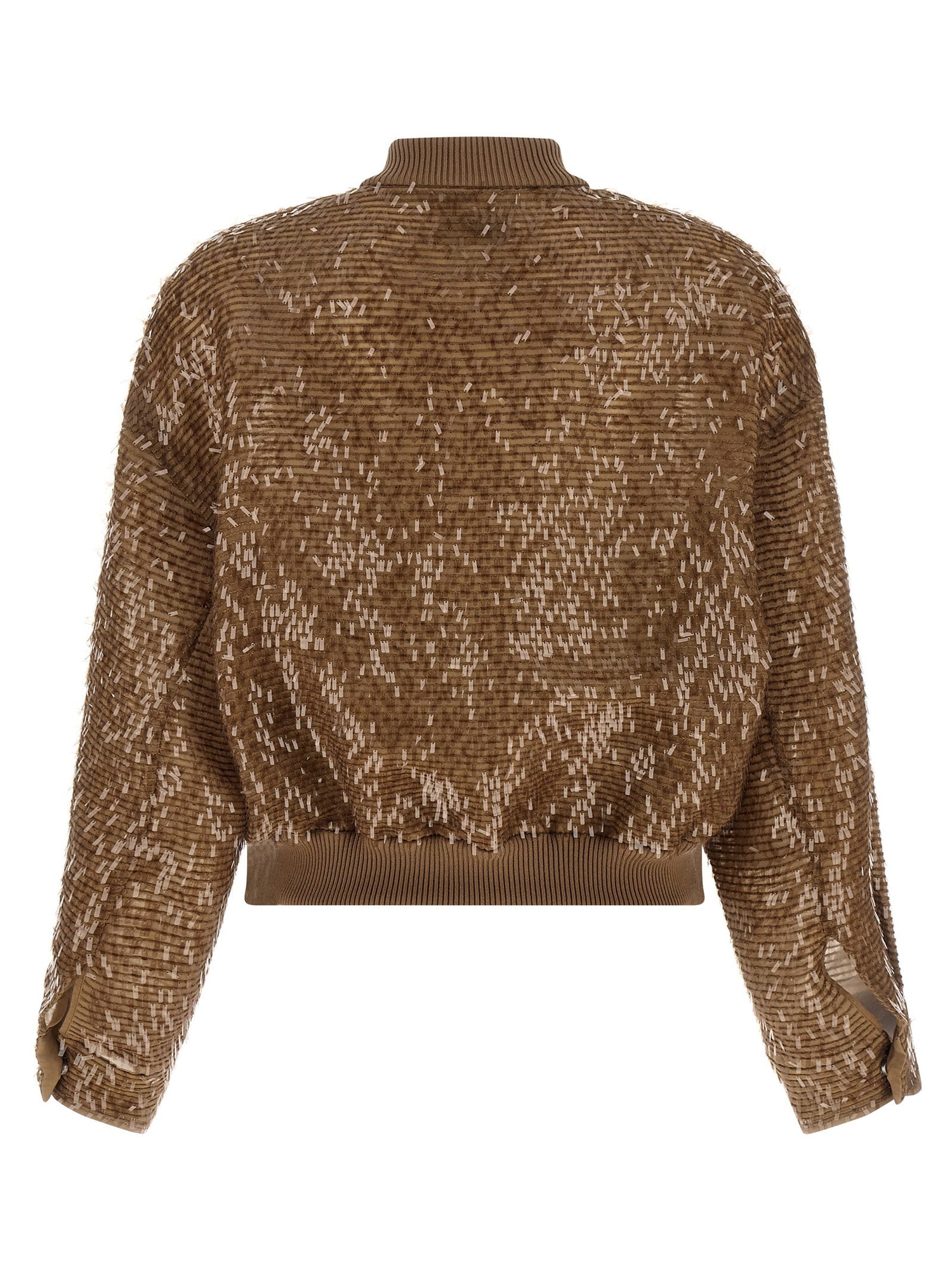 Brunello Cucinelli Zip Cardigan Brown