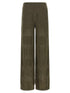 Brunello Cucinelli Track Flower Lace Pants Green