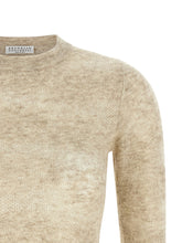 Brunello Cucinelli Flower Lace Sweater Beige