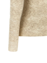 Brunello Cucinelli Flower Lace Sweater Beige