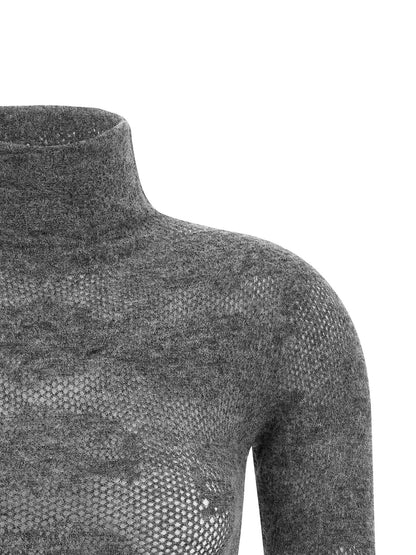 Brunello Cucinelli Turtle-neck Sweater Gray