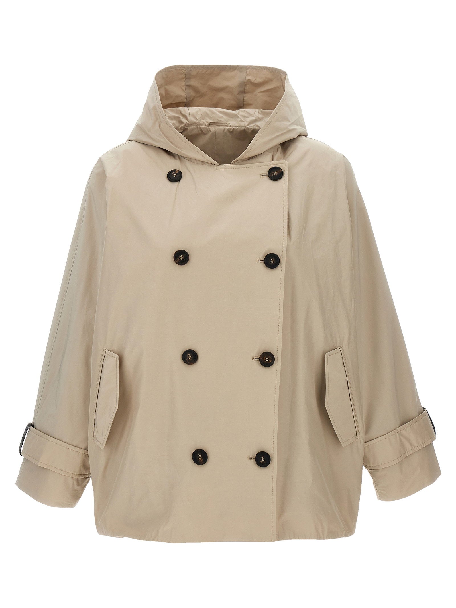 Brunello Cucinelli Double-breasted Jacket Beige