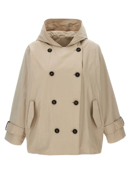 Brunello Cucinelli Double-breasted Jacket Beige