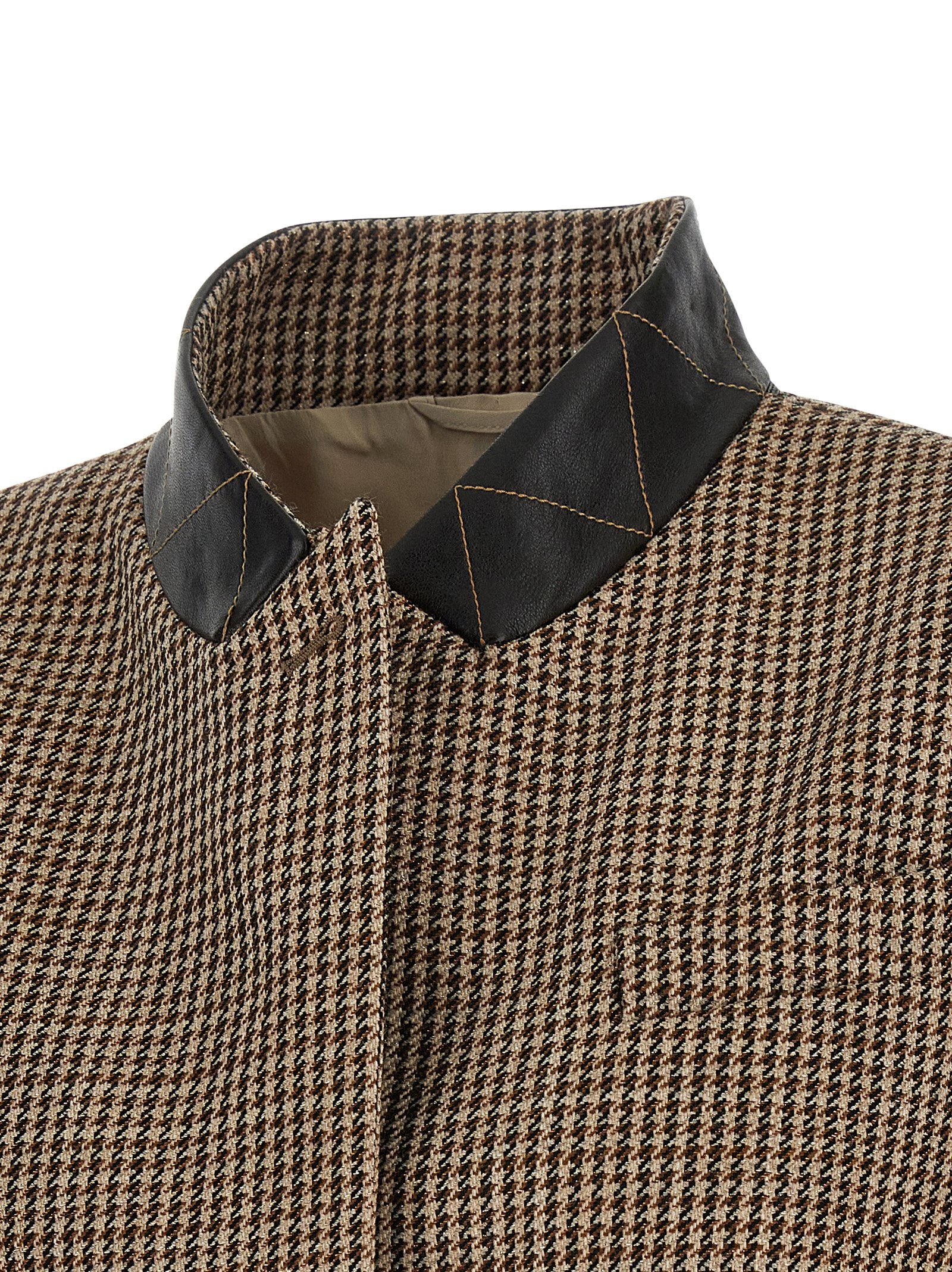 Brunello Cucinelli Belted Vest Beige