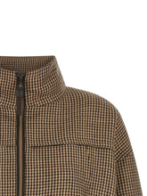 Brunello Cucinelli Shiny Zipper Pull Jacket Brown