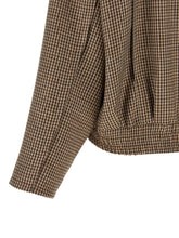 Brunello Cucinelli Shiny Zipper Pull Jacket Brown