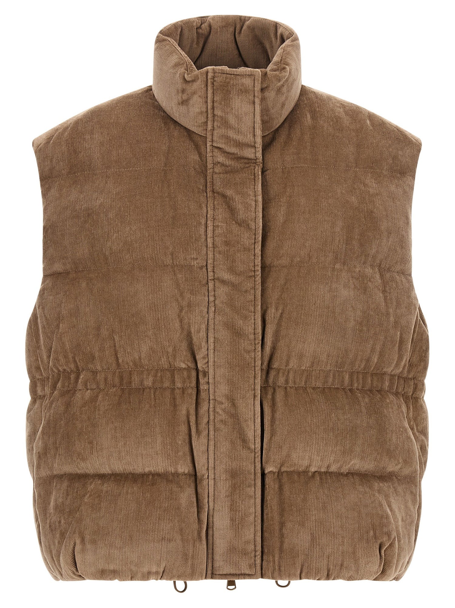 Brunello Cucinelli Corduroy Waistcoat Beige