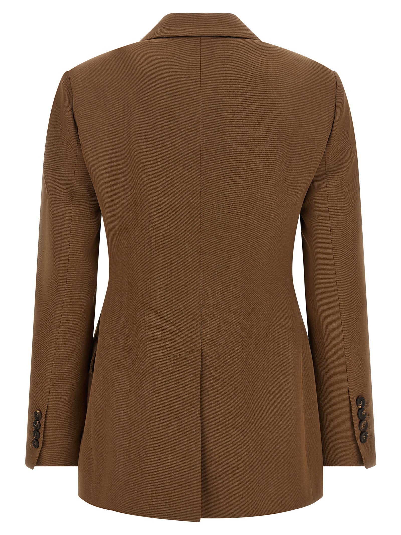 Brunello Cucinelli Double-breasted Blazer Brown