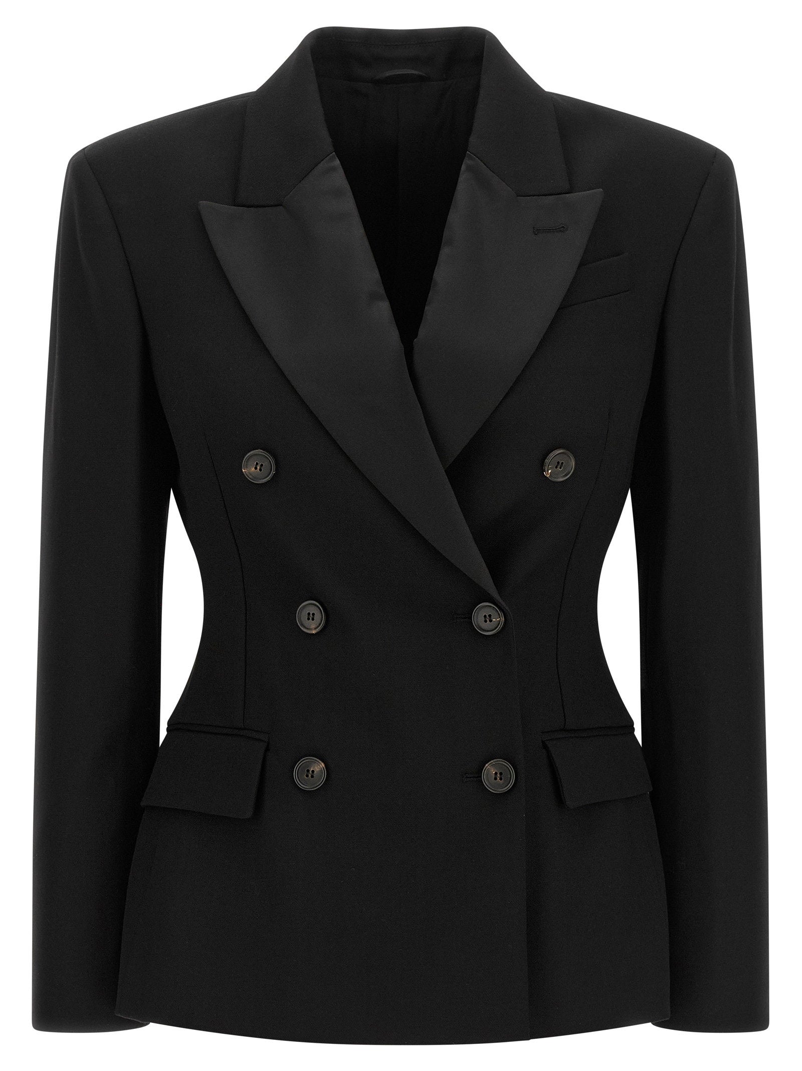 Brunello Cucinelli Double-breasted Blazer Black  