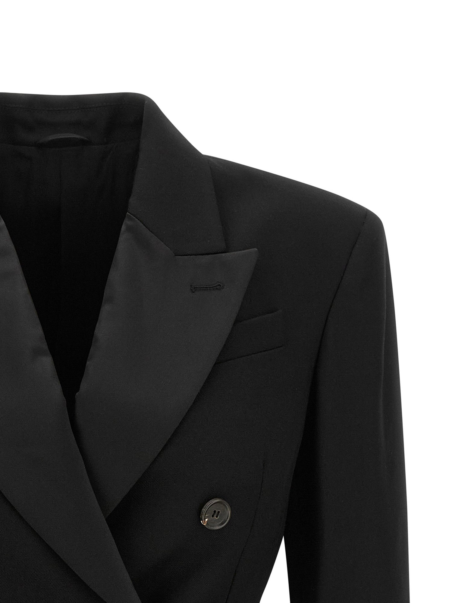 Brunello Cucinelli Double-breasted Blazer Black  