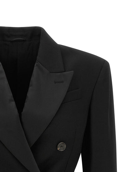 Brunello Cucinelli Double-breasted Blazer Black  