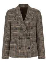 Brunello Cucinelli Double-breasted Blazer Beige