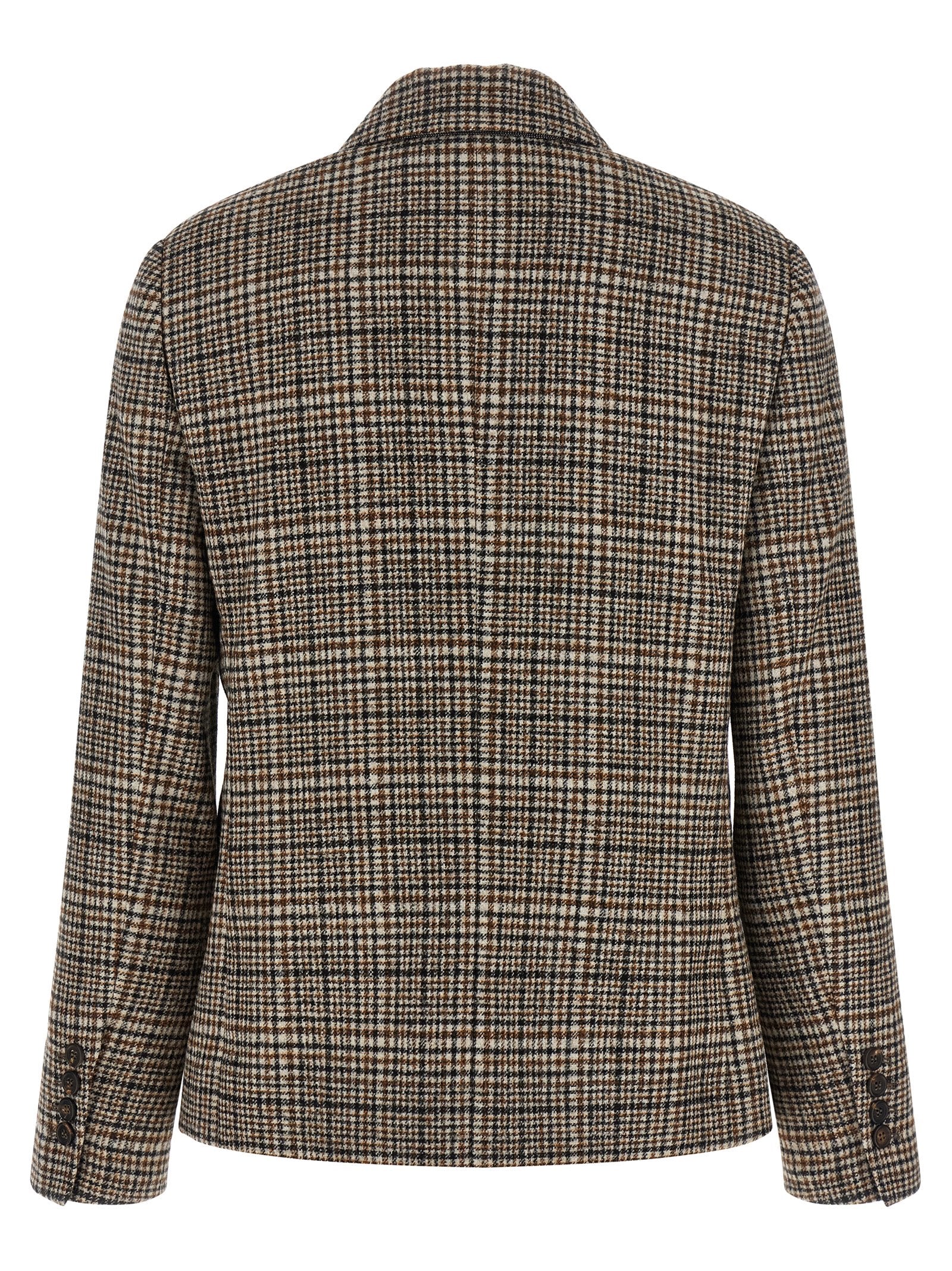 Brunello Cucinelli Double-breasted Blazer Beige