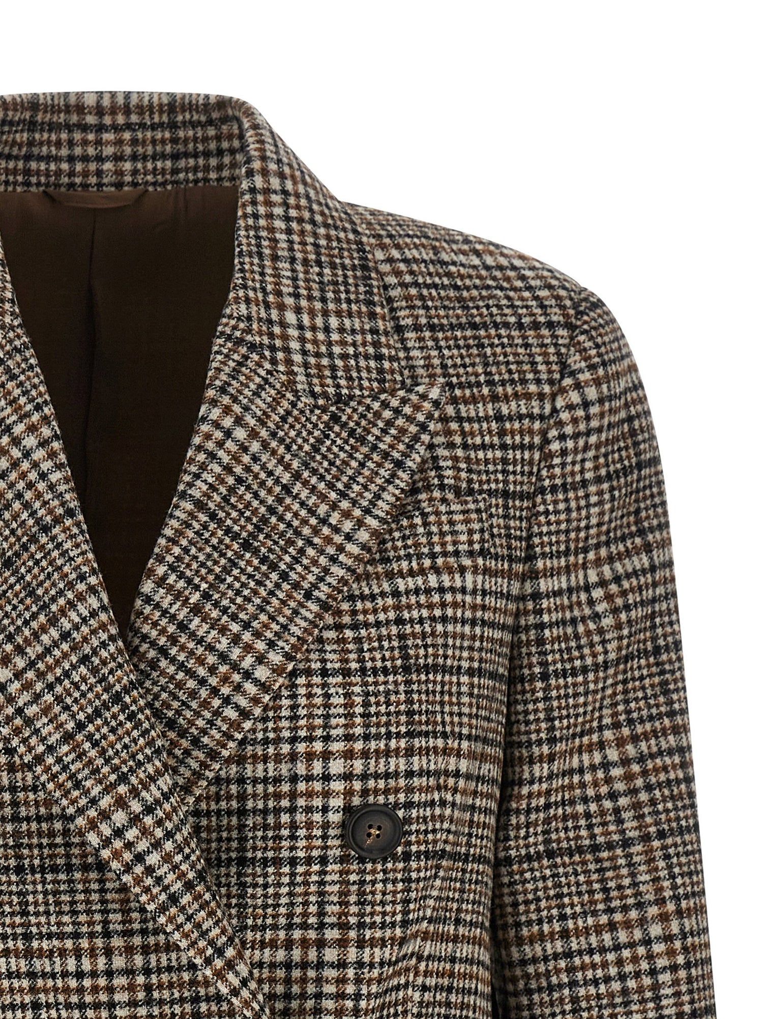 Brunello Cucinelli Double-breasted Blazer Beige