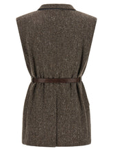 Brunello Cucinelli Mélange Wool Vest Brown