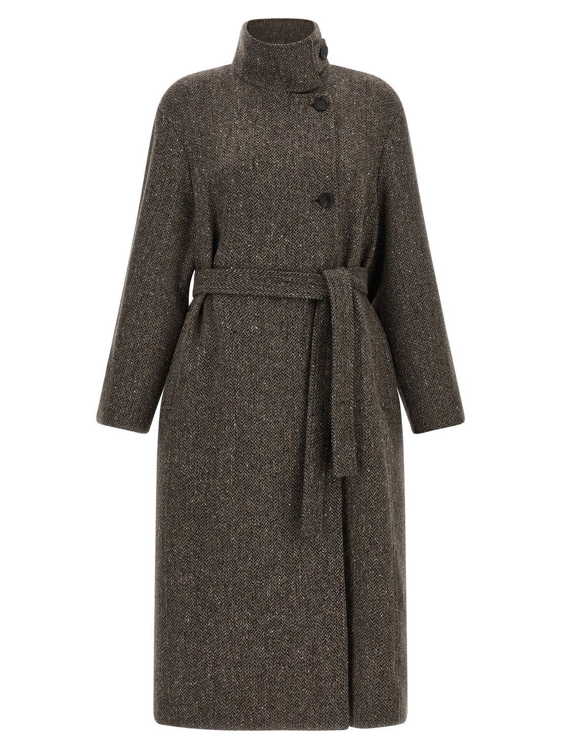 Brunello Cucinelli Sparkling Coat Brown