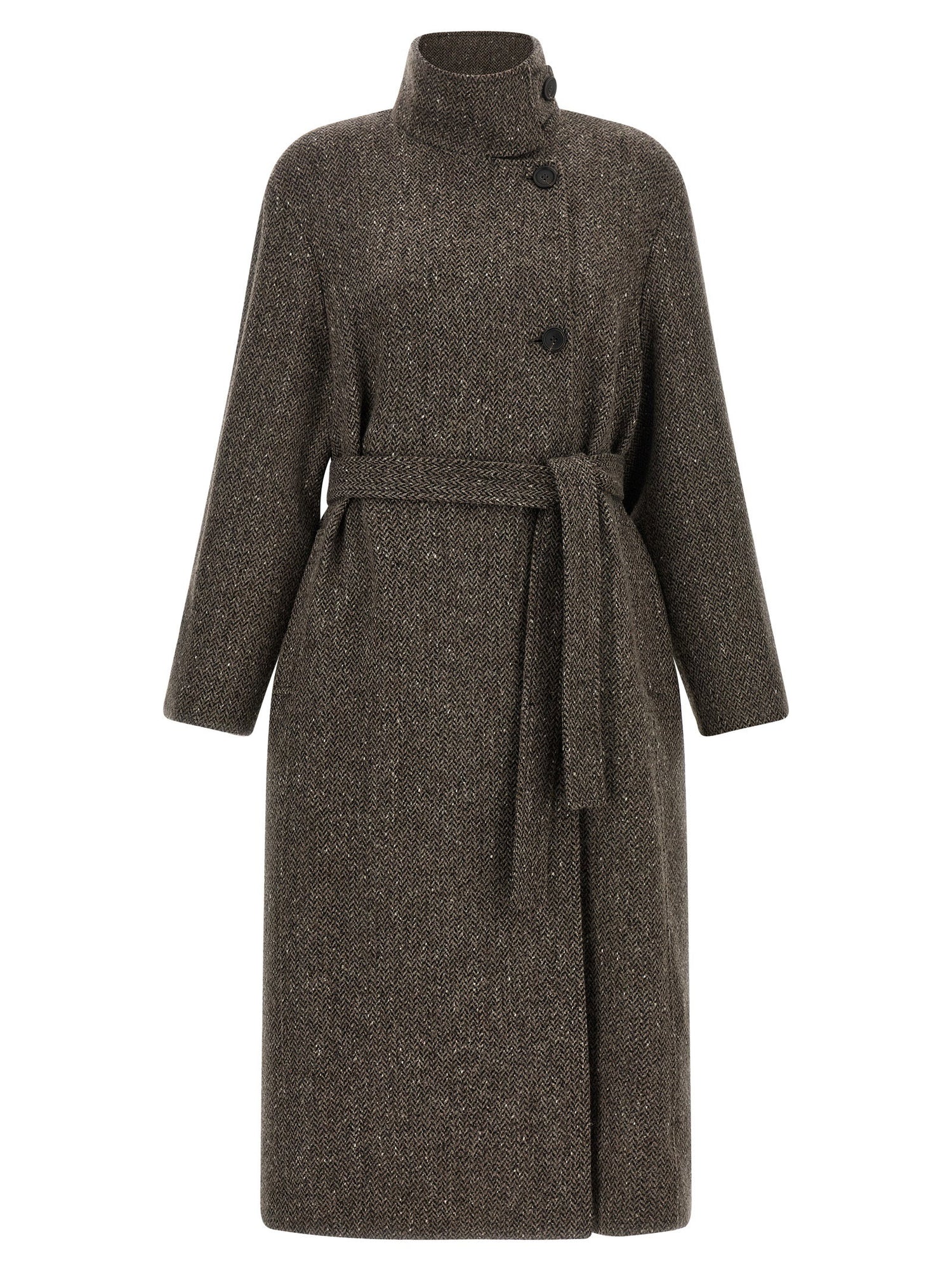 Brunello Cucinelli Sparkling Coat Brown