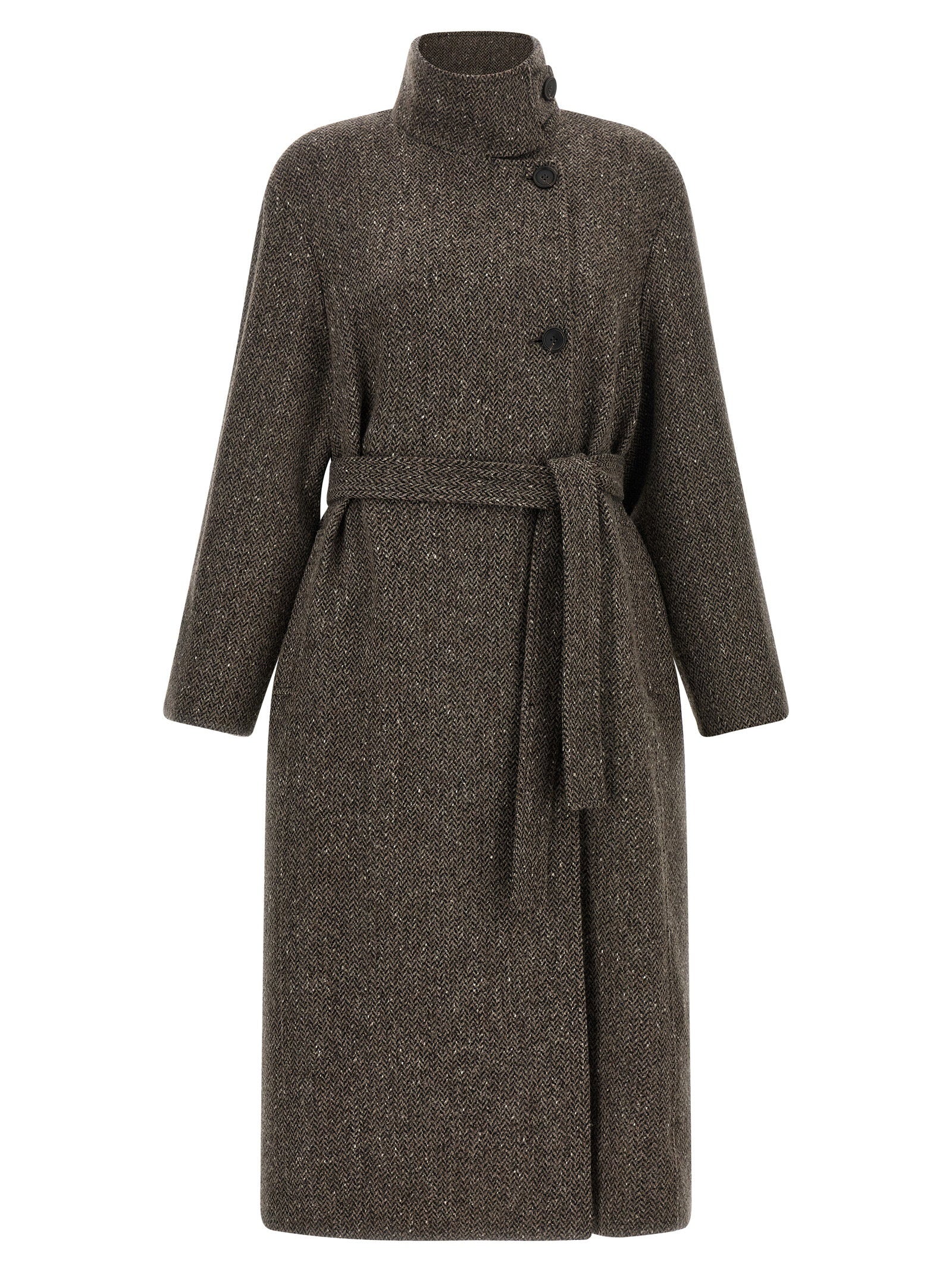 Brunello Cucinelli Sparkling Coat Brown