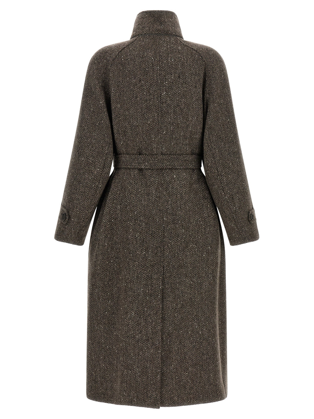 Brunello Cucinelli Sparkling Coat Brown