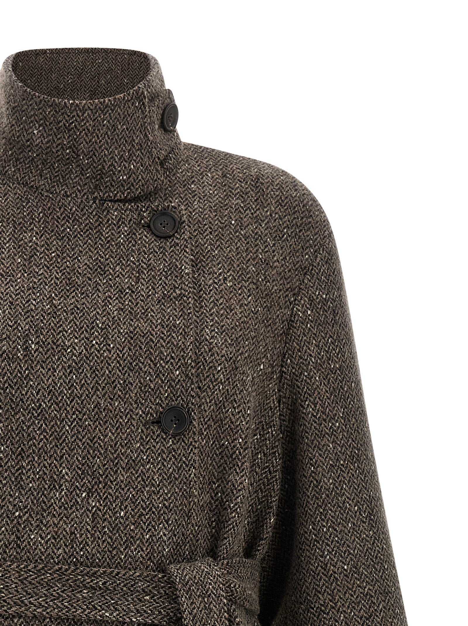 Brunello Cucinelli Sparkling Coat Brown