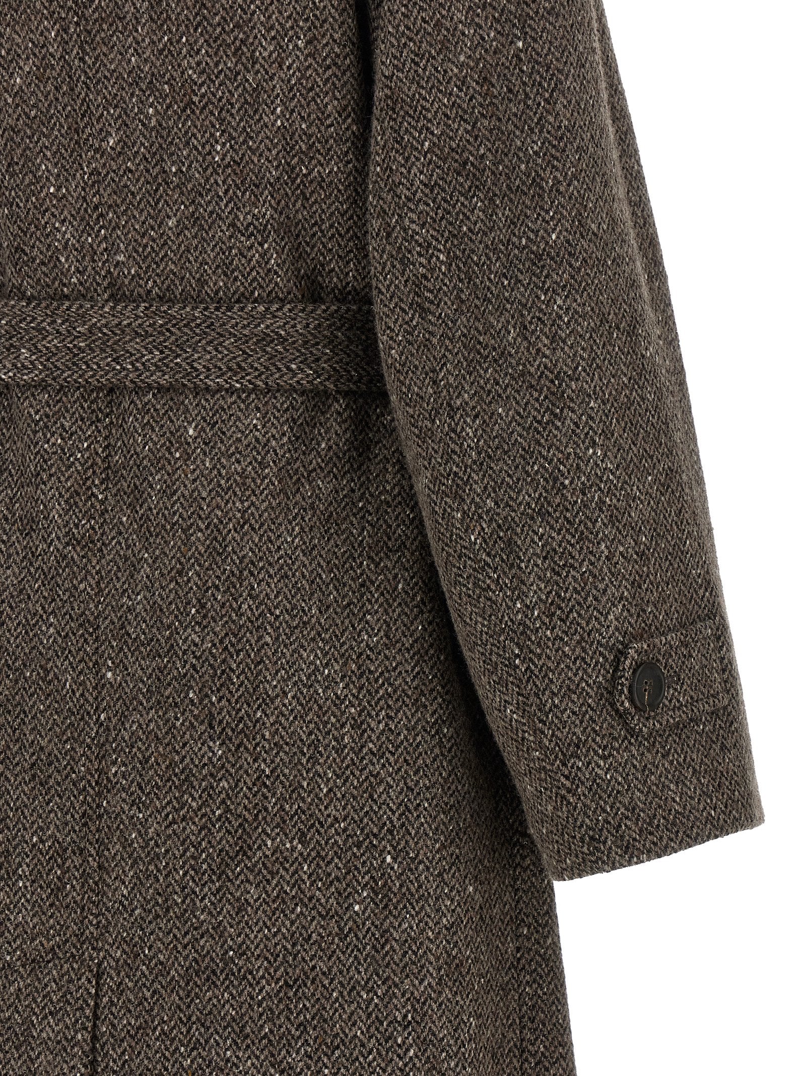 Brunello Cucinelli Sparkling Coat Brown