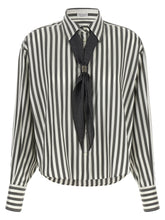 Brunello Cucinelli Shirt With Scarf Green