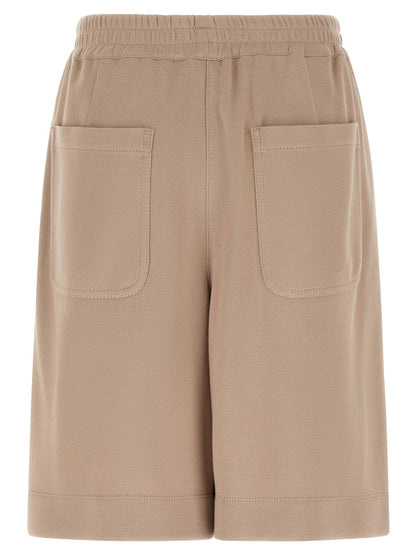 Brunello Cucinelli Cotton Shorts Brown