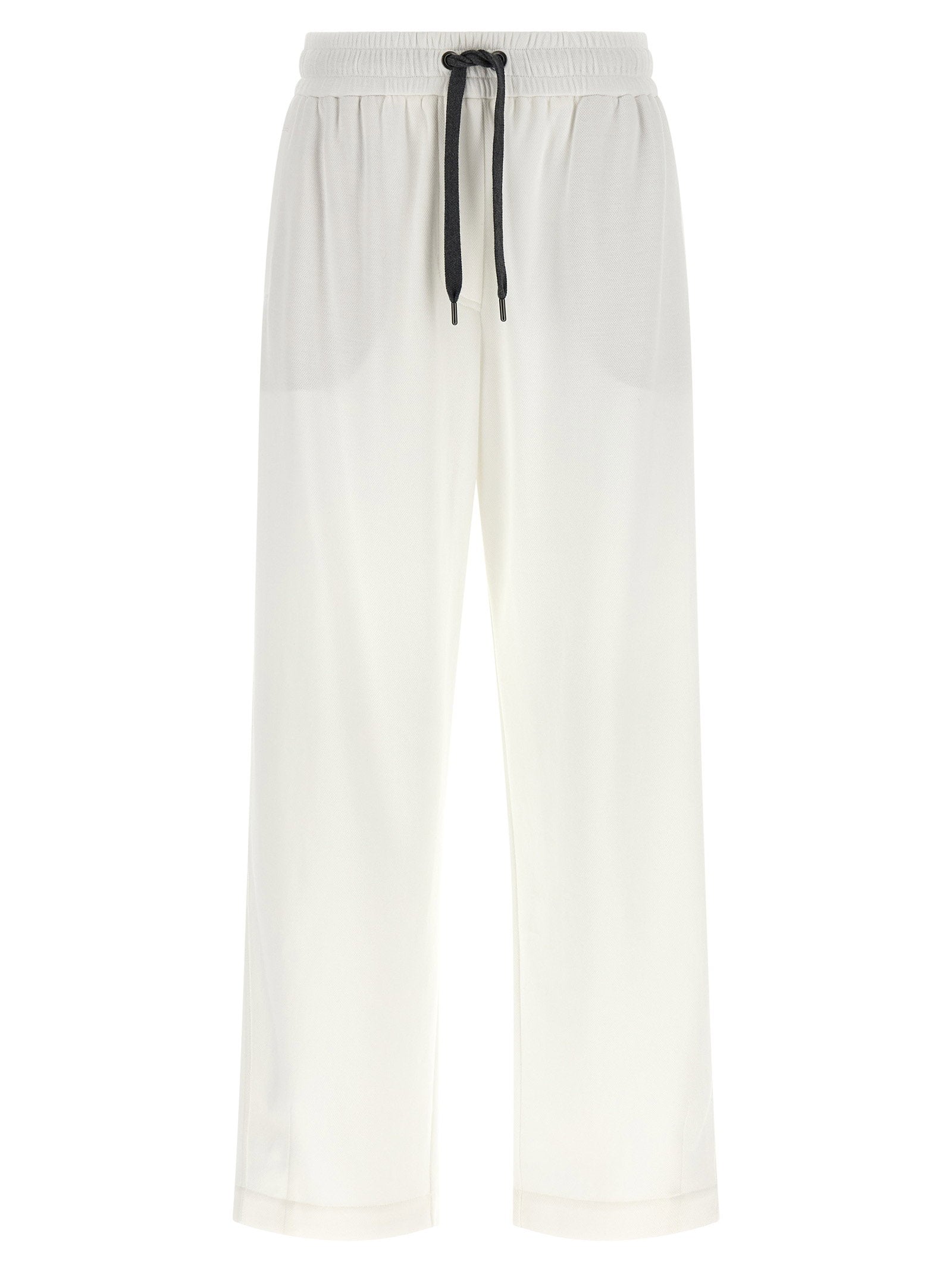 Brunello Cucinelli Track Pants White