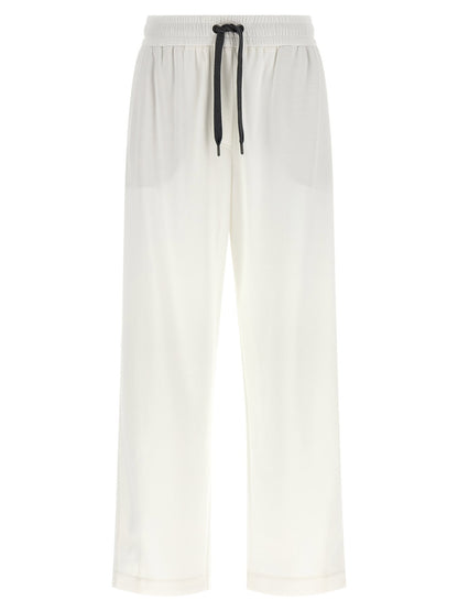Brunello Cucinelli Track Pants White
