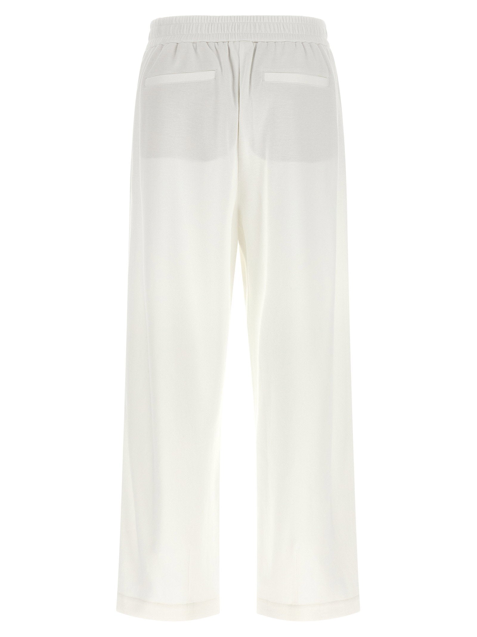 Brunello Cucinelli Track Pants White