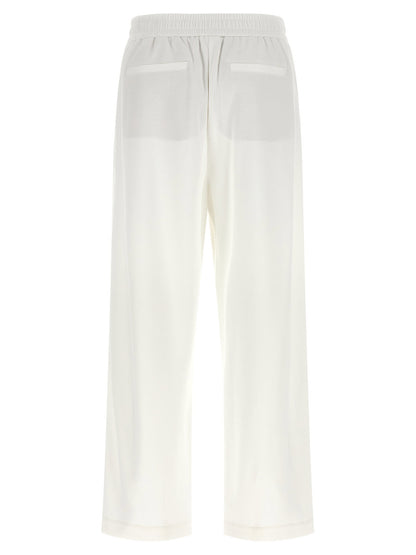 Brunello Cucinelli Track Pants White