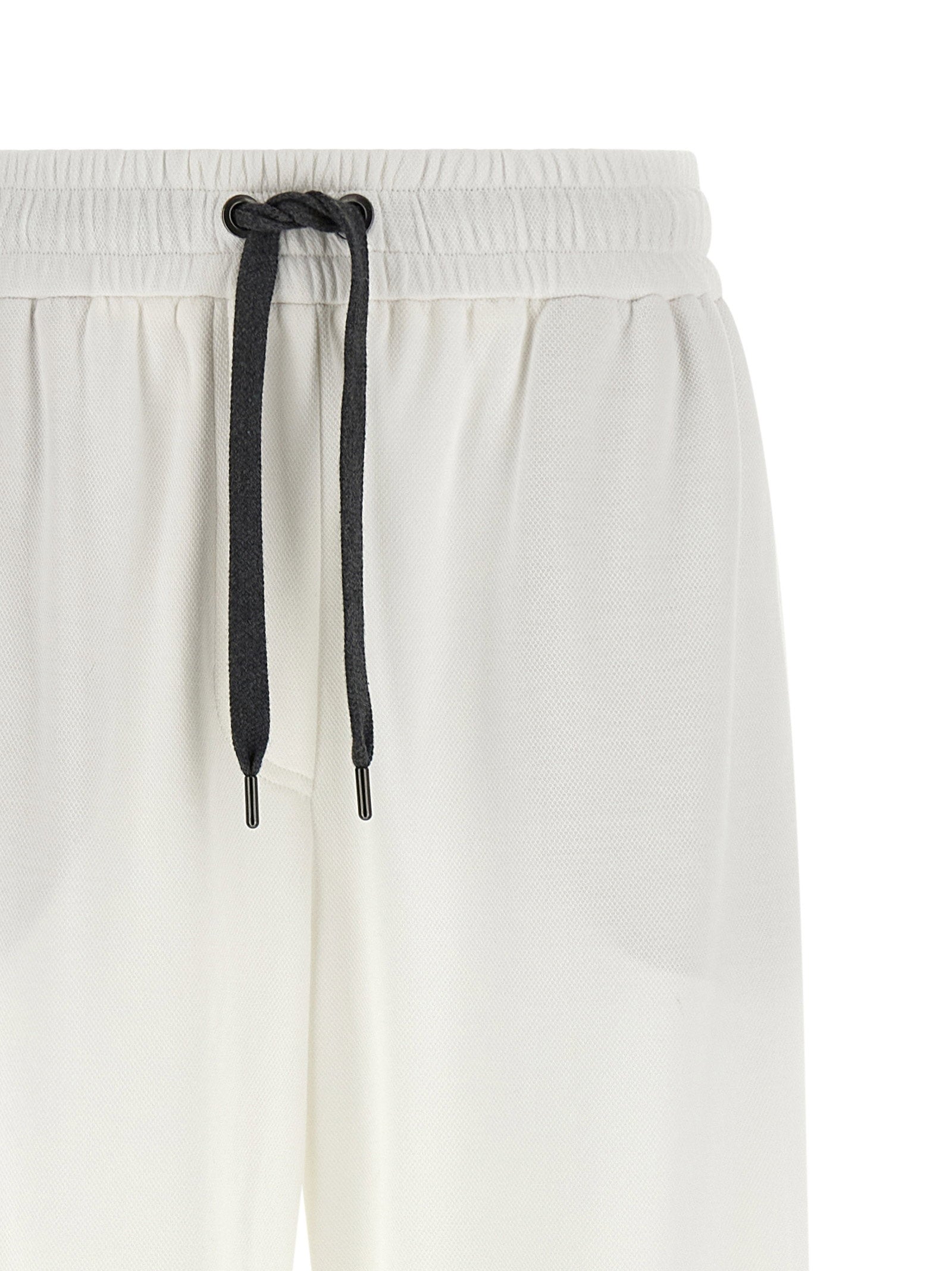 Brunello Cucinelli Track Pants White