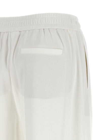 Brunello Cucinelli Track Pants White