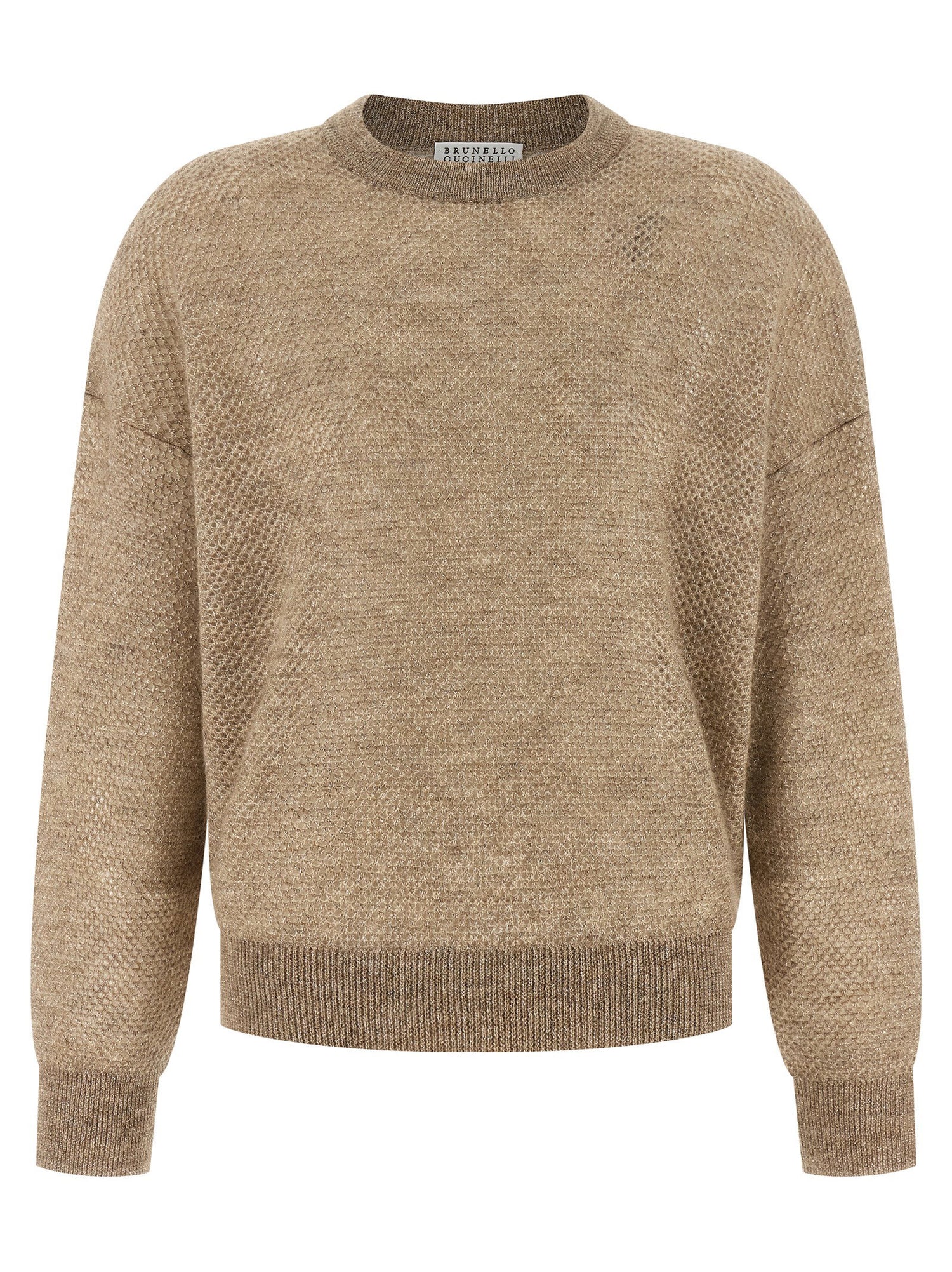 Brunello Cucinelli Waffle Knit Beige