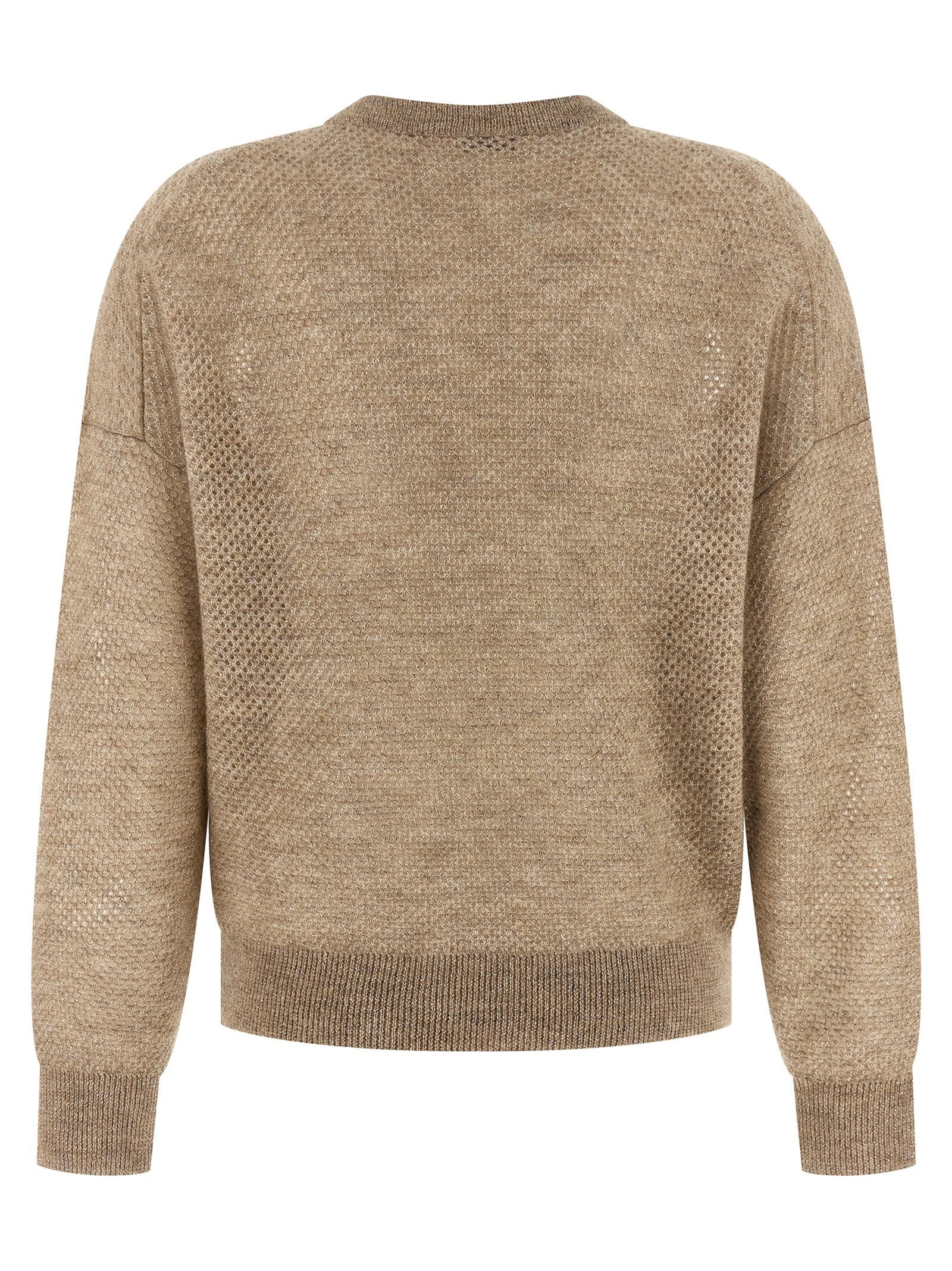 Brunello Cucinelli Waffle Knit Beige